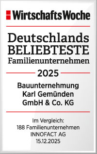 Gemünden Bau – Deutschland beliebtestes Familienunternehmen 2025